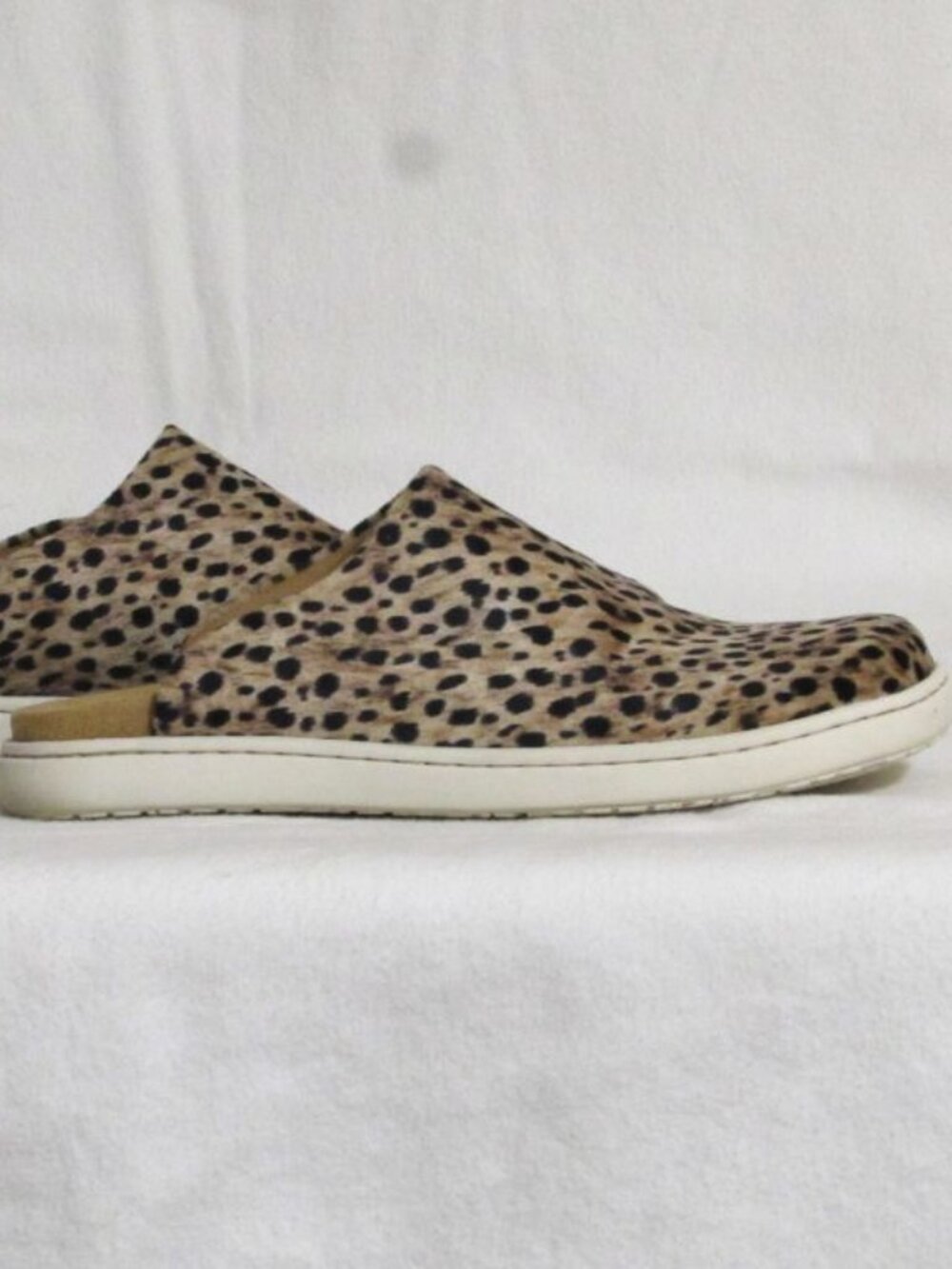 Womens Ladies BORN Leopard Pattern Velvet Sport Slides Clogs Shoes 9 M Orig $140 - Picture 5 of 11